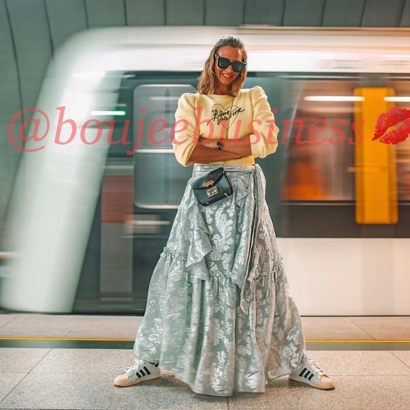 H&M Conscious Exclusive Collection Flounced Skirt - Picture 3 of 8